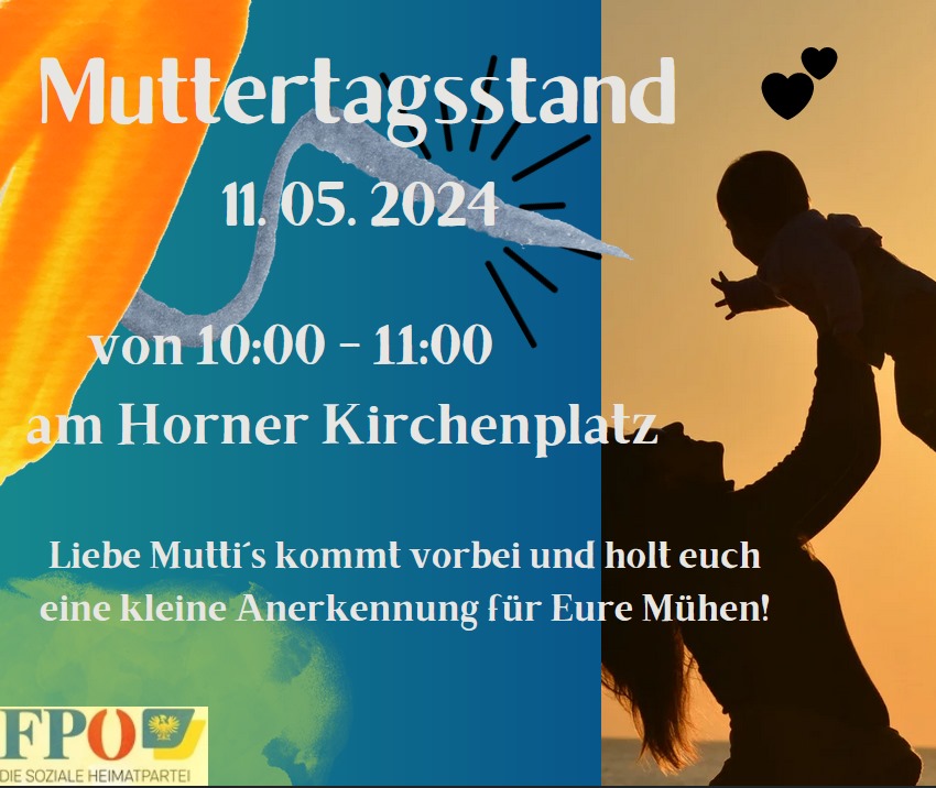 Muttertagsstand der FPÖ